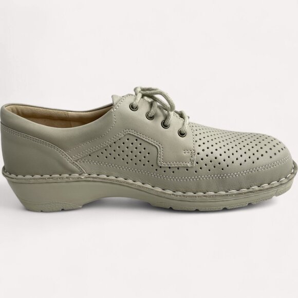 Finn Comfort Shoes Sponarid Leather German Made Women's 8.5 MINT Beige - Picture 4 of 15